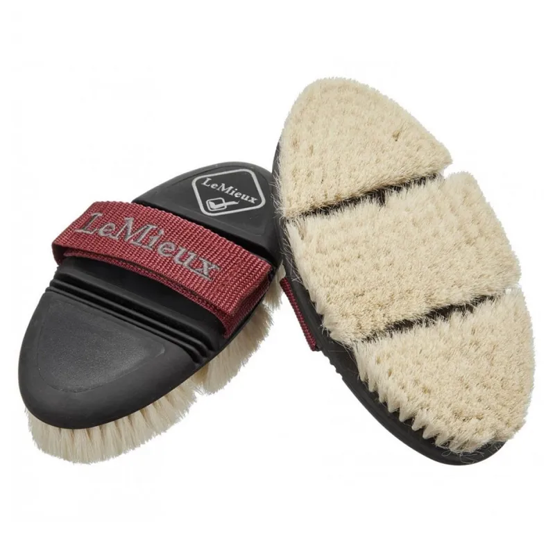 LeMieux Flexi Goats Hair Body Brush - Black